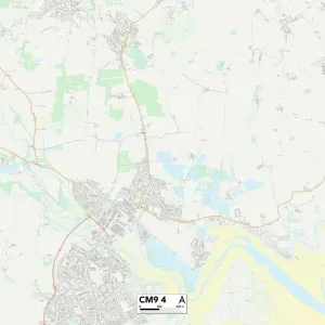 Maldon CM9 4 Print Map Sector Maldon CM9 4 Print Map Sector