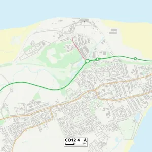 Tendring CO12 4 Postcode Sector Print Map