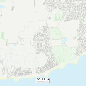 Tendring CO15 2 Postcode Sector Print Map