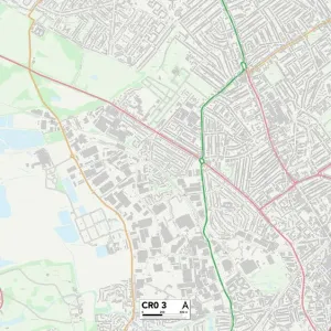 Croydon CR0 3 Postcode Sector Print Map Croydon CR0 3 Postcode Sector Print Map