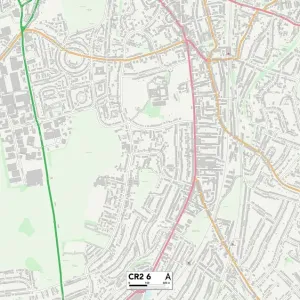 Croydon CR2 6 Postcode Sector Map Print Croydon CR2 6 Postcode Sector Map Print