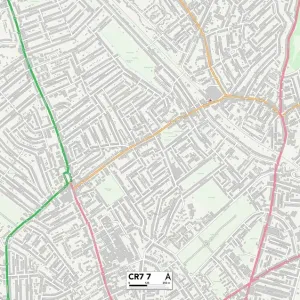 Croydon CR7 7 Postcode Sector Print Map Croydon CR7 7 Postcode Sector Print Map