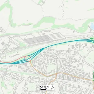 Folkestone CT19 4 Map
