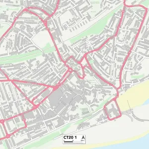 Folkestone CT20 1 Map