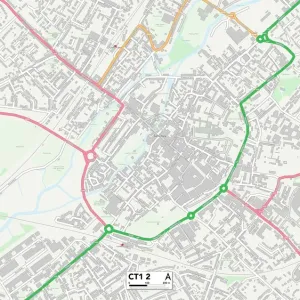 Kent CT1 2 Map