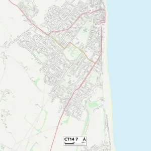 Kent CT14 7 Map