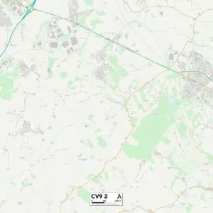 North Warwickshire CV9 2 Print Map Sector North Warwickshire CV9 2 Print Map Sector