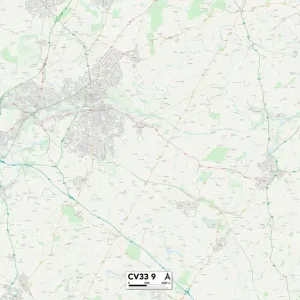 Warwick CV33 9 Map Warwick CV33 9 Map