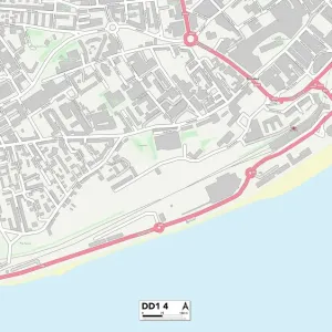 Dundee DD1 4 Map Dundee DD1 4 Map