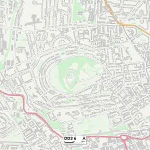 Dundee DD3 6 Print Sector Map Dundee DD3 6 Print Sector Map
