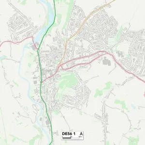 Amber Valley DE56 1 Print Map Amber Valley DE56 1 Print Map