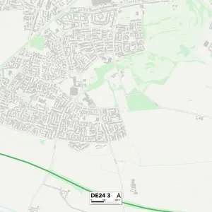 Derby DE24 3 Print Map Derby DE24 3 Print Map