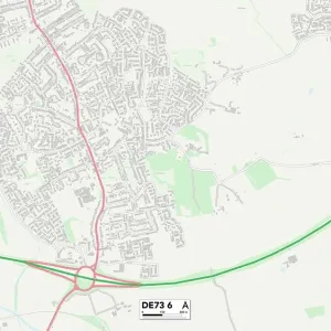 Derby DE73 6 Print Map Postcode Sector Derby DE73 6 Print Map Postcode Sector