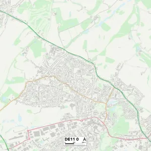 South Derbyshire DE11 0 Print Map South Derbyshire DE11 0 Print Map
