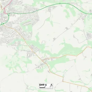 County Durham DH9 6 Map County Durham DH9 6 Map
