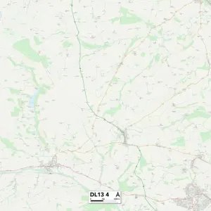 County Durham DL13 4 Print Map Sector County Durham DL13 4 Print Map Sector