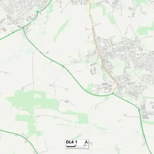 County Durham DL4 1 Print Map Postcode Sector County Durham DL4 1 Print Map Postcode Sector