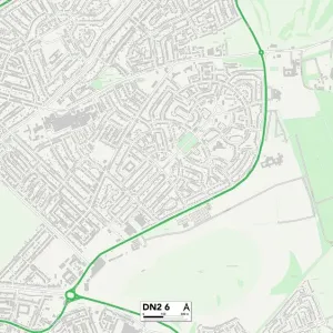 Doncaster DN2 6 Postcode Sector Print Map Doncaster DN2 6 Postcode Sector Print Map