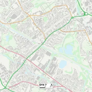 Dudley DY4 7 Print Map Sector Dudley DY4 7 Print Map Sector