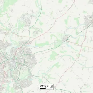 Wyre Forest DY10 3 Print Map Wyre Forest DY10 3 Print Map