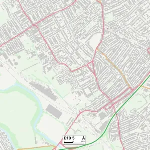Hackney E10 5 Map Hackney E10 5 Map