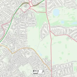 Waltham Forest E11 3 Print Map Waltham Forest E11 3 Print Map