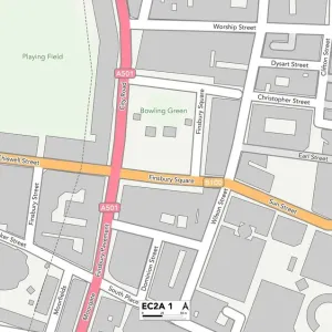 Hackney EC2A 1 Map Hackney EC2A 1 Map