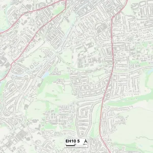 Edinburgh EH10 5 Print Map Sector Edinburgh EH10 5 Print Map Sector
