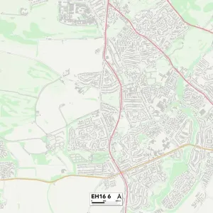 Edinburgh EH16 6 Print Map Sector Guide Edinburgh EH16 6 Print Map Sector Guide