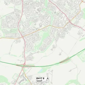 Edinburgh EH17 8 Print Map Sector Edinburgh EH17 8 Print Map Sector
