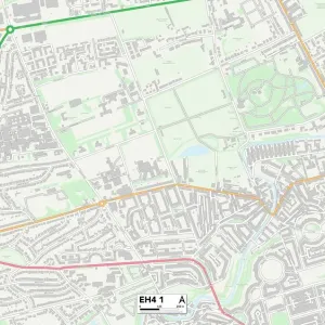 Edinburgh EH4 1 Print Map Sector Edinburgh EH4 1 Print Map Sector