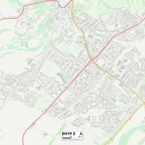 Midlothian EH19 2 Map Midlothian EH19 2 Map