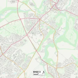 Midlothian EH22 3 Map Midlothian EH22 3 Map