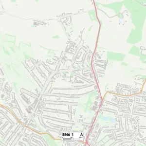 Hertsmere EN6 1 Map