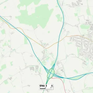 Hertsmere EN6 3 Map