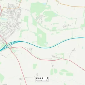 Hertsmere EN6 5 Map