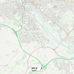 Exeter EX2 8 Print Map Sector Exeter EX2 8 Print Map Sector