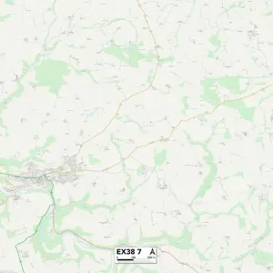 Exeter EX38 7 Map Exeter EX38 7 Map