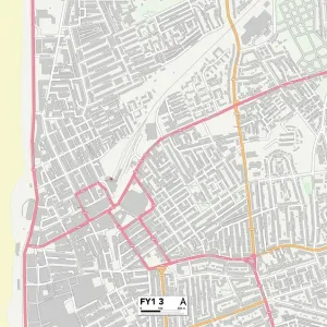 Blackpool FY1 3 Print Map Sector Blackpool FY1 3 Print Map Sector