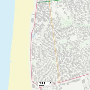 Blackpool FY4 1 Print Map Postcode Sector Blackpool FY4 1 Print Map Postcode Sector