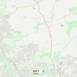 Glasgow G23 5 Print Map Sector Glasgow G23 5 Print Map Sector