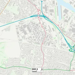 Glasgow G52 4 Print Map Sector Glasgow G52 4 Print Map Sector