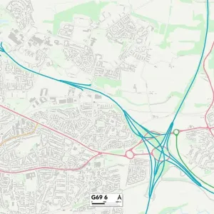 Glasgow G69 6 Print Map Sector Glasgow G69 6 Print Map Sector