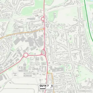 Rushmoor GU14 7 Map Rushmoor GU14 7 Map