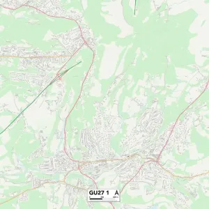 Waverley GU27 1 Postcode Sector Print Map Waverley GU27 1 Postcode Sector Print Map