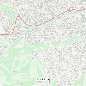 Woking GU21 7 Print Map Sector Woking GU21 7 Print Map Sector