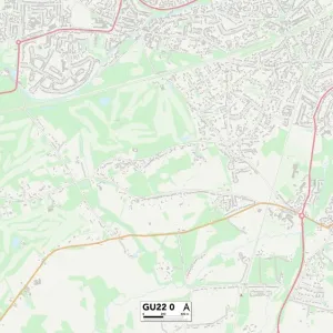 Woking GU22 0 Print Map Sector Guide Woking GU22 0 Print Map Sector Guide