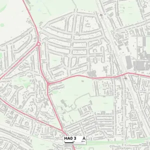 Harrow HA0 3 Map