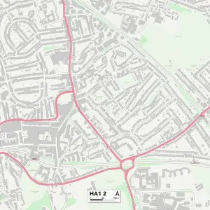 Harrow HA1 2 Map Harrow HA1 2 Map