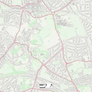 Harrow HA1 3 Map